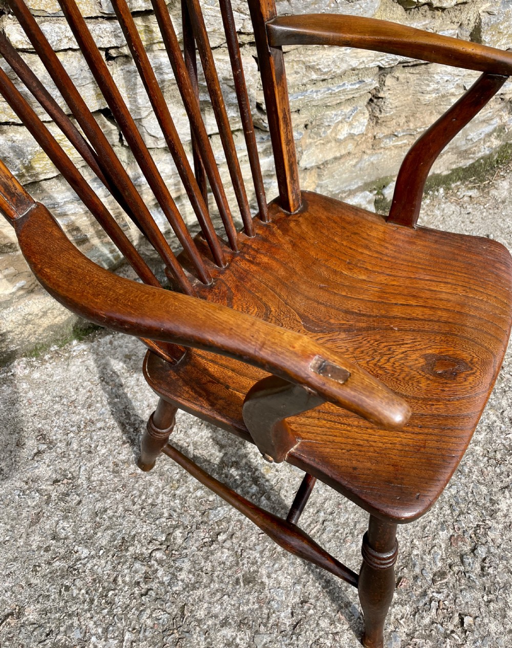 Early 19th Century Stick Back Windsor Chair View XI