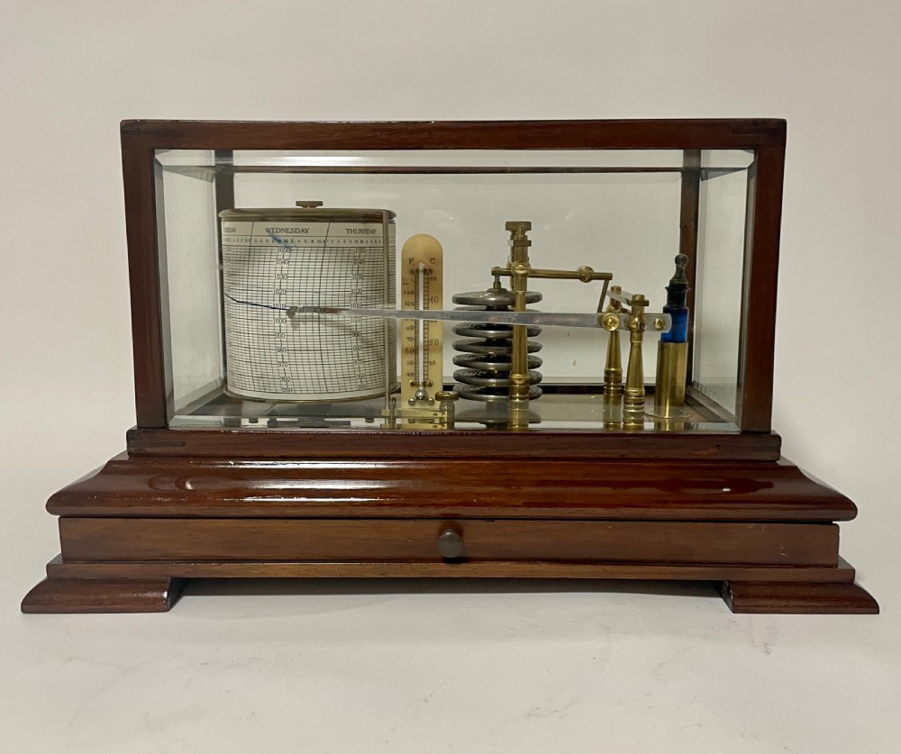 Antique Mahogany Cased Barograph