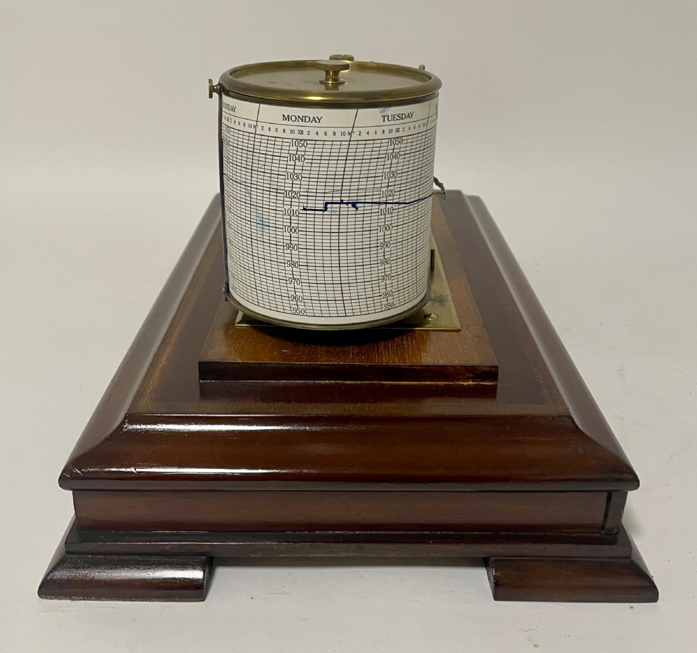 Antique Mahogany Cased Barograph View XVIII