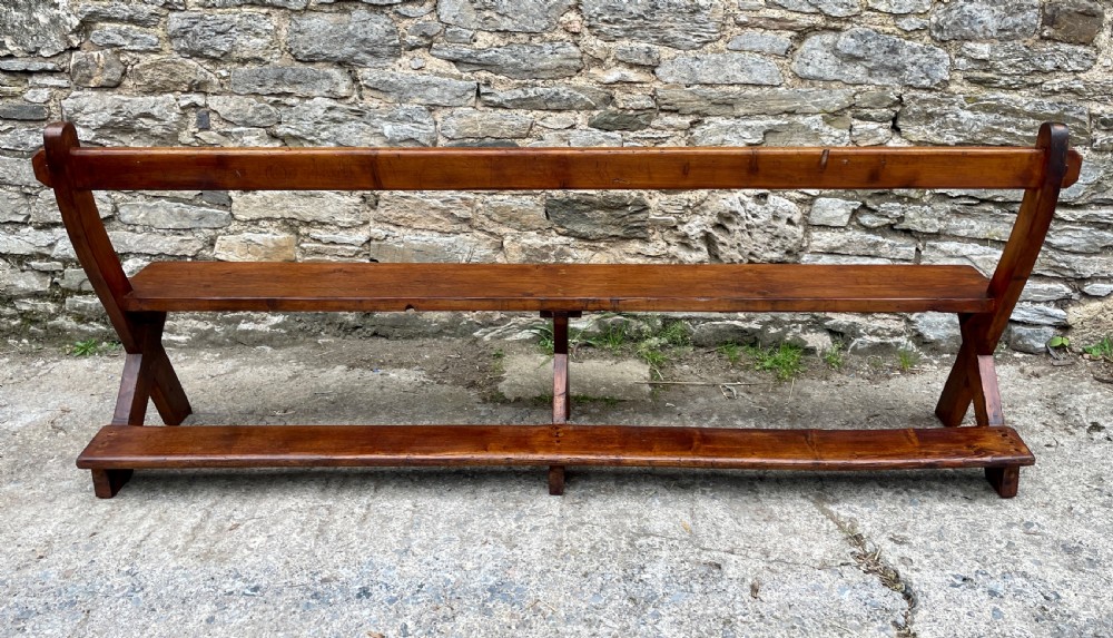 Large Antique Pine Pew View XI