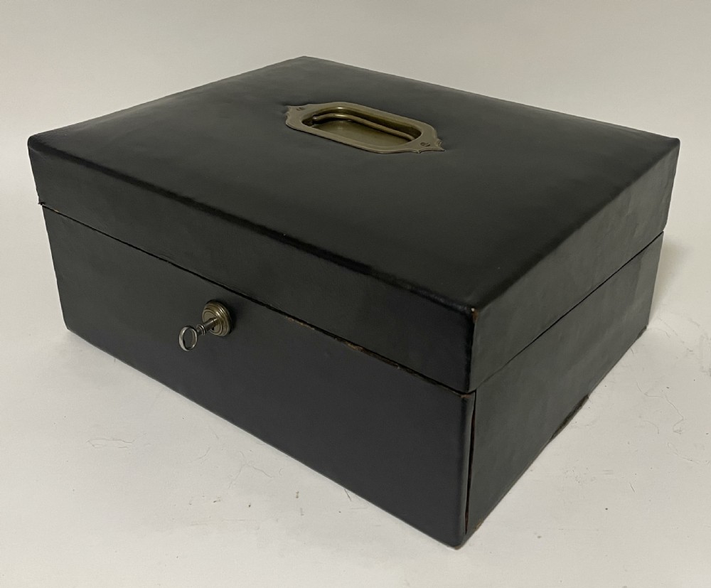 Victorian Leather Document Box View II