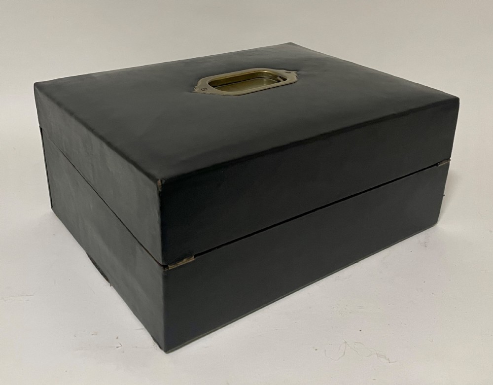 Victorian Leather Document Box View IV