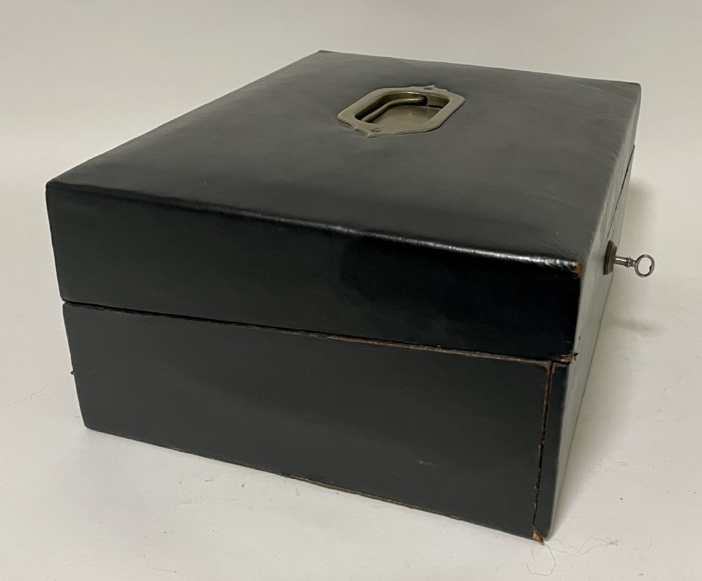 Victorian Leather Document Box View VII