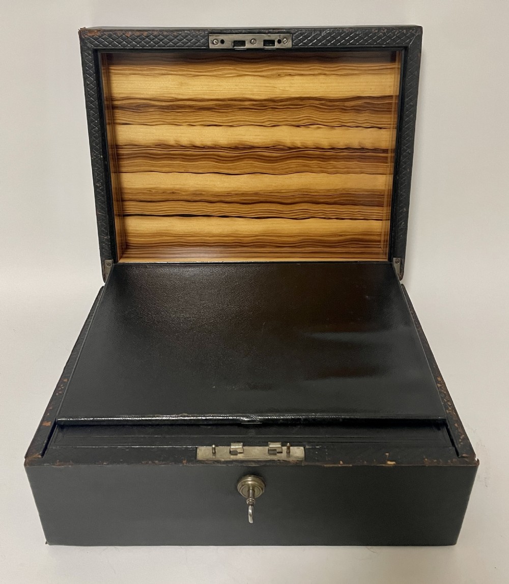 Victorian Leather Document Box View XII