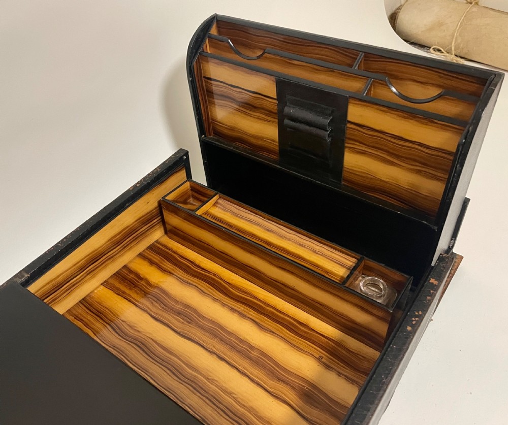 Victorian Leather Document Box View XVI