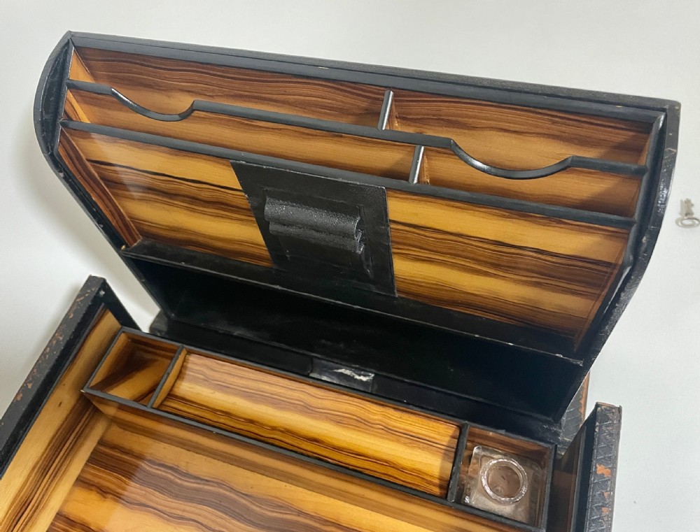 Victorian Leather Document Box View XIX