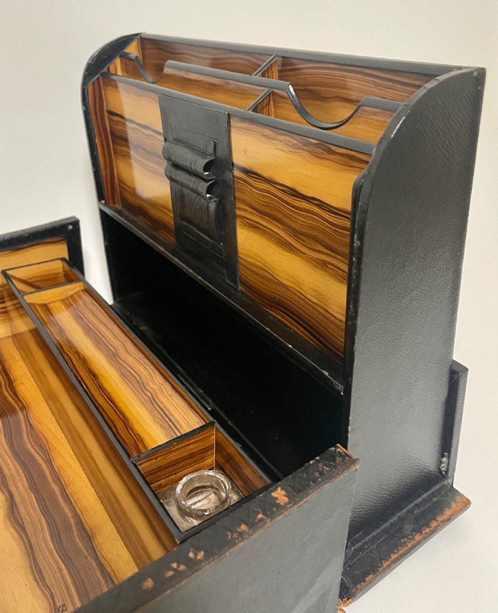 Victorian Leather Document Box View XX