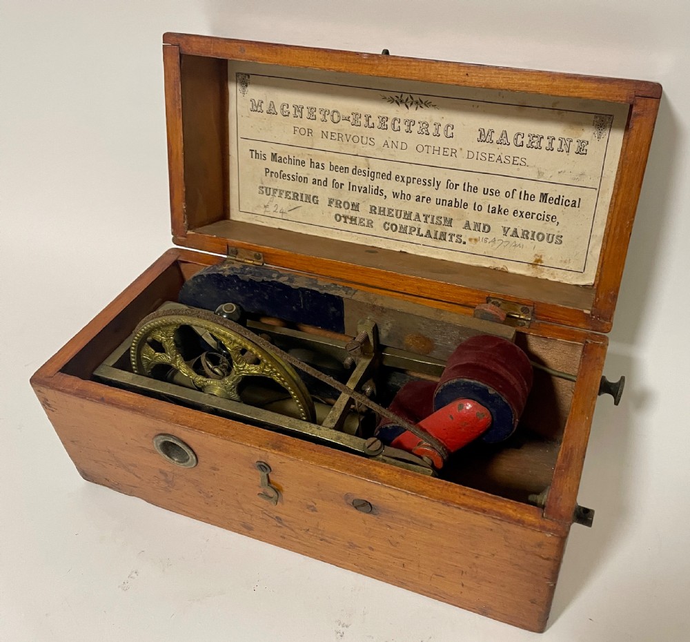 Antique Electric Shock Machine View X