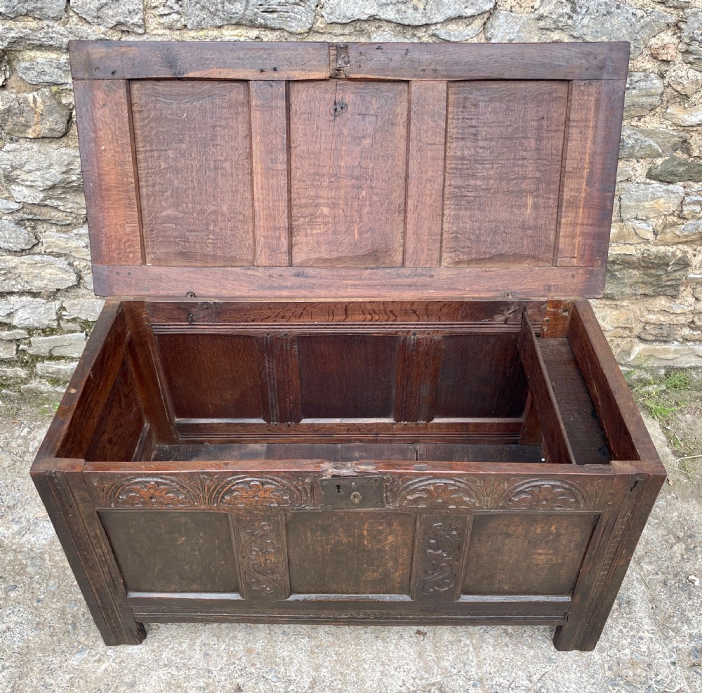 18th Century Panelled Oak Coffer View VI