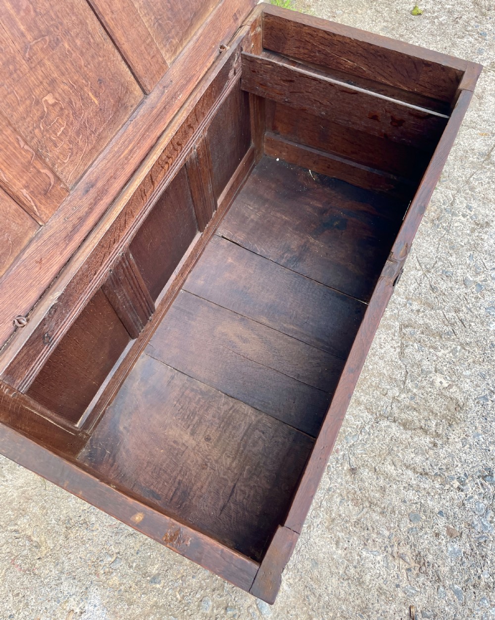 18th Century Panelled Oak Coffer View VII