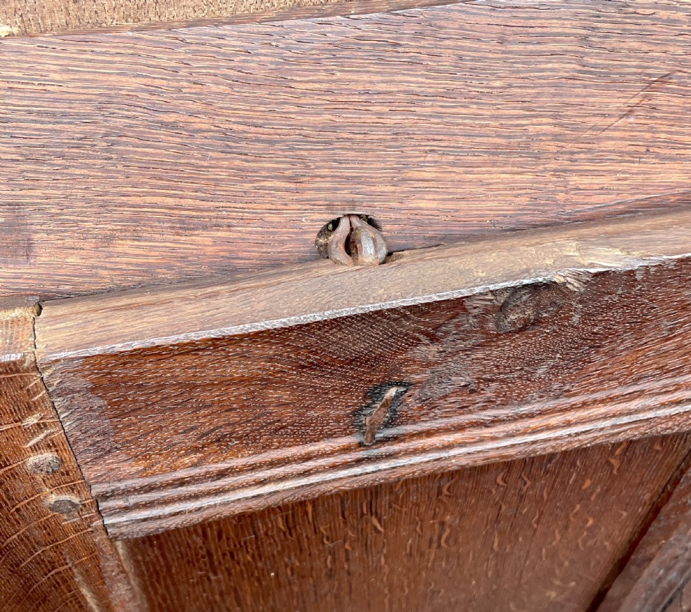 18th Century Panelled Oak Coffer View XI