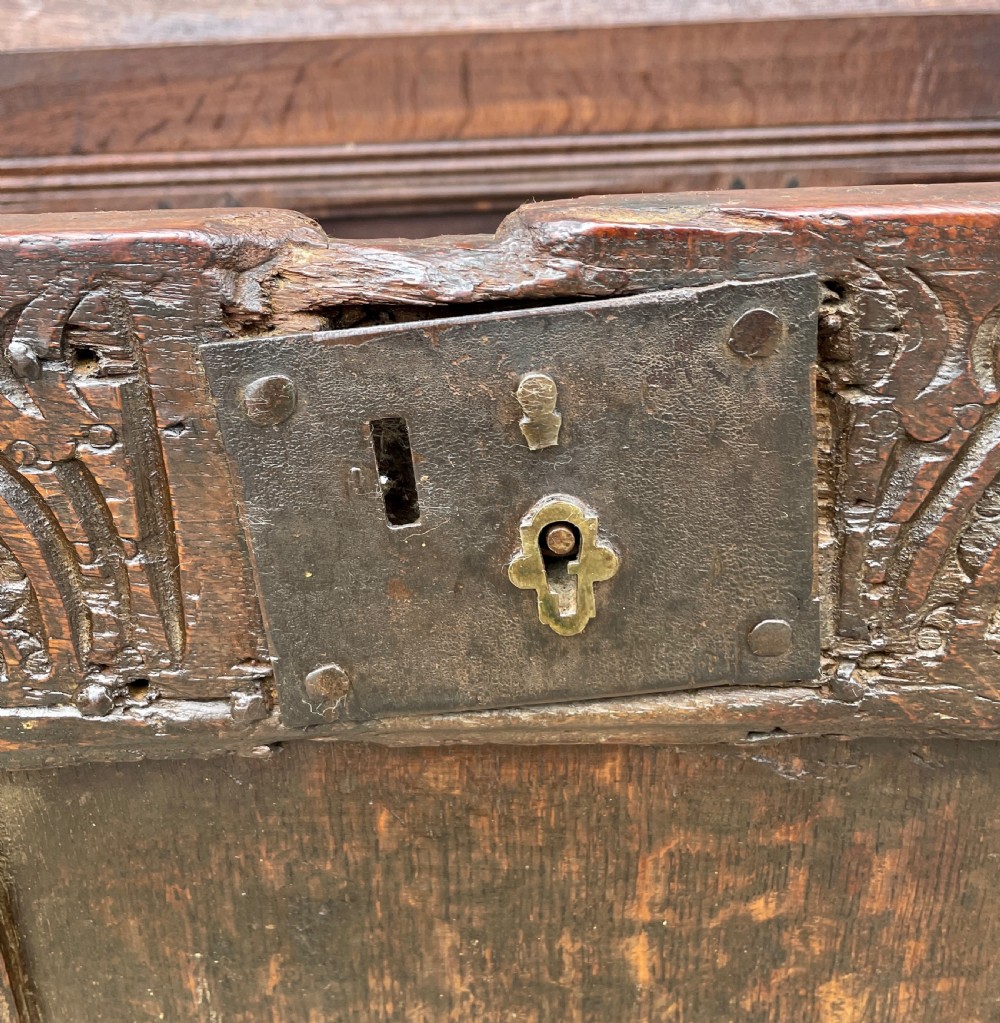 18th Century Panelled Oak Coffer View XII
