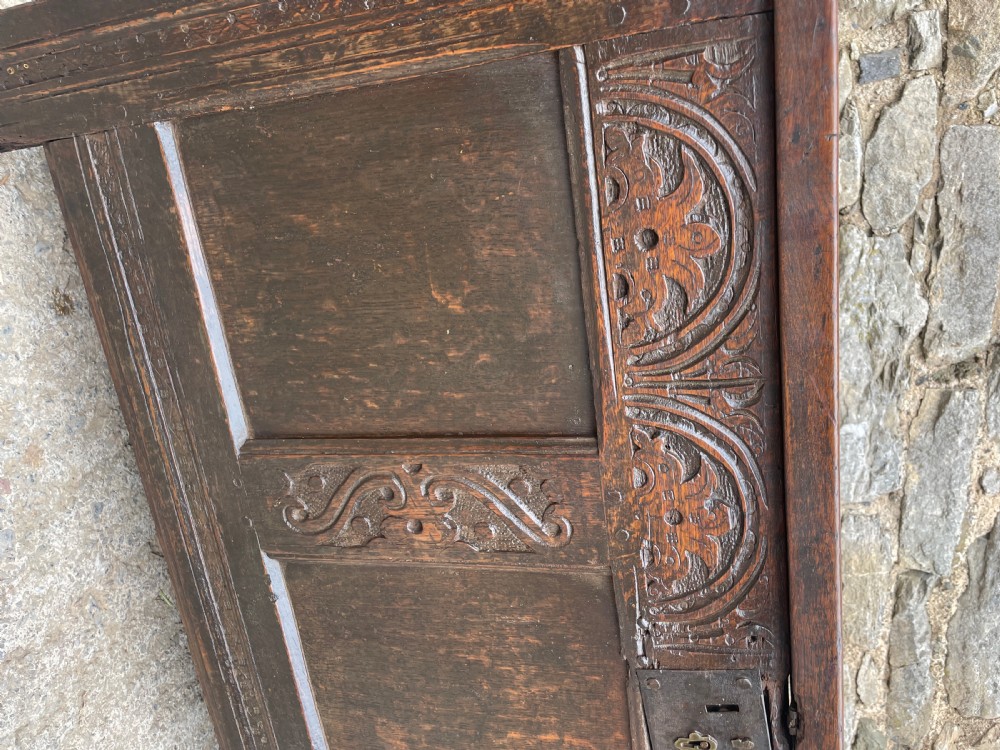 18th Century Panelled Oak Coffer View XIV