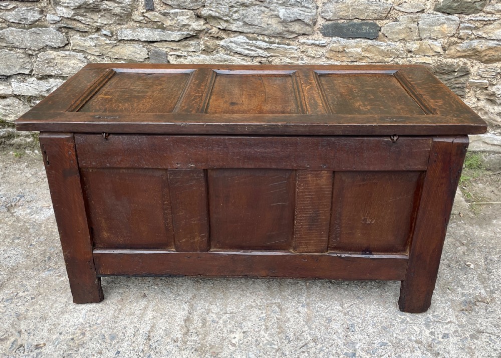 18th Century Panelled Oak Coffer View XX