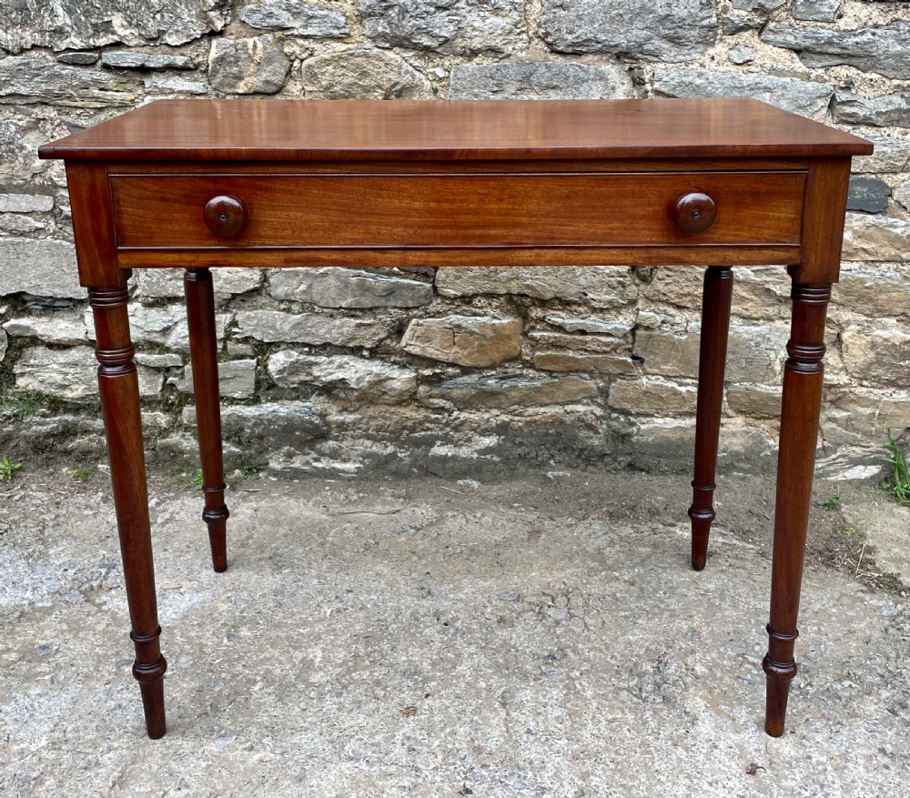 Late Georgian Mahogany Side Table View II