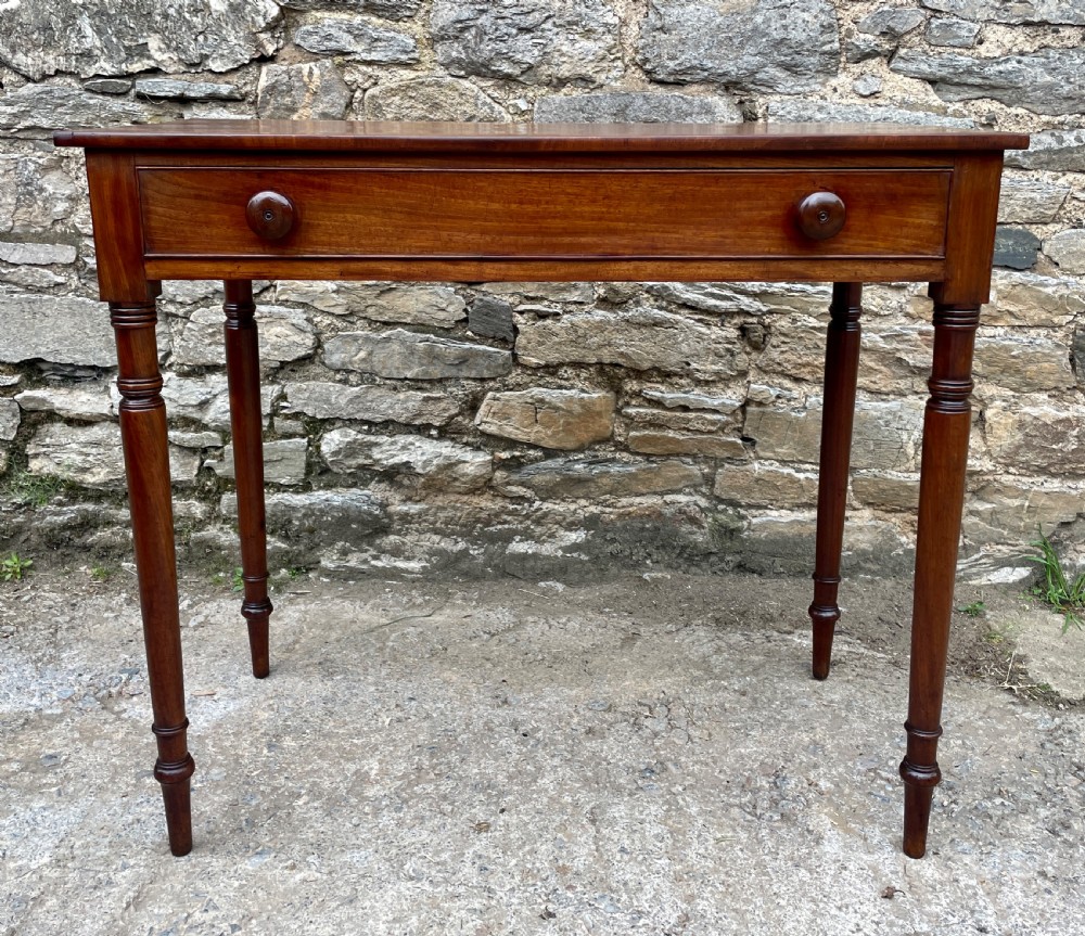 Late Georgian Mahogany Side Table View III