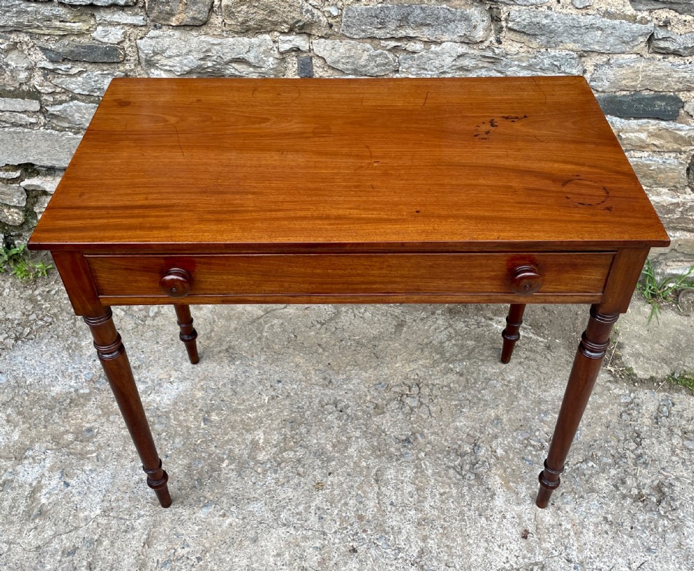 Late Georgian Mahogany Side Table View IV