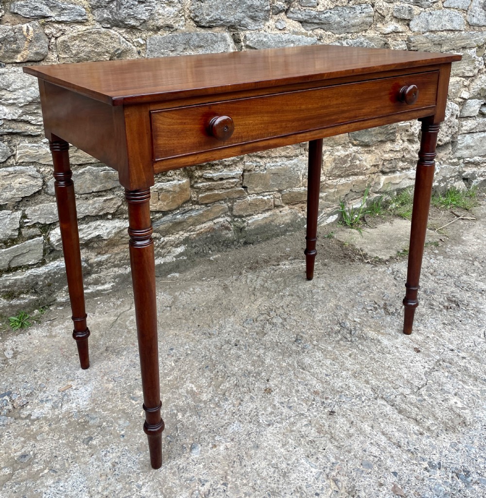 Late Georgian Mahogany Side Table View V