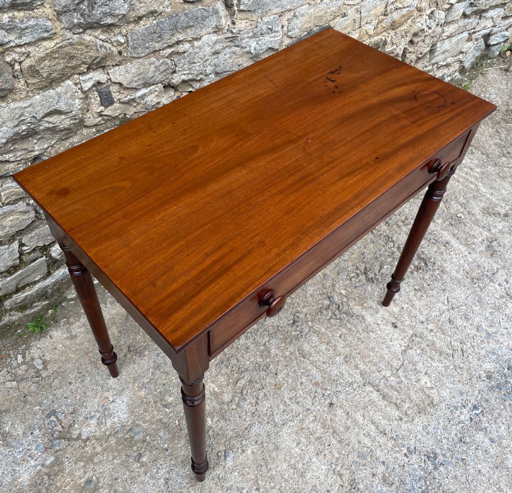 Late Georgian Mahogany Side Table View VI