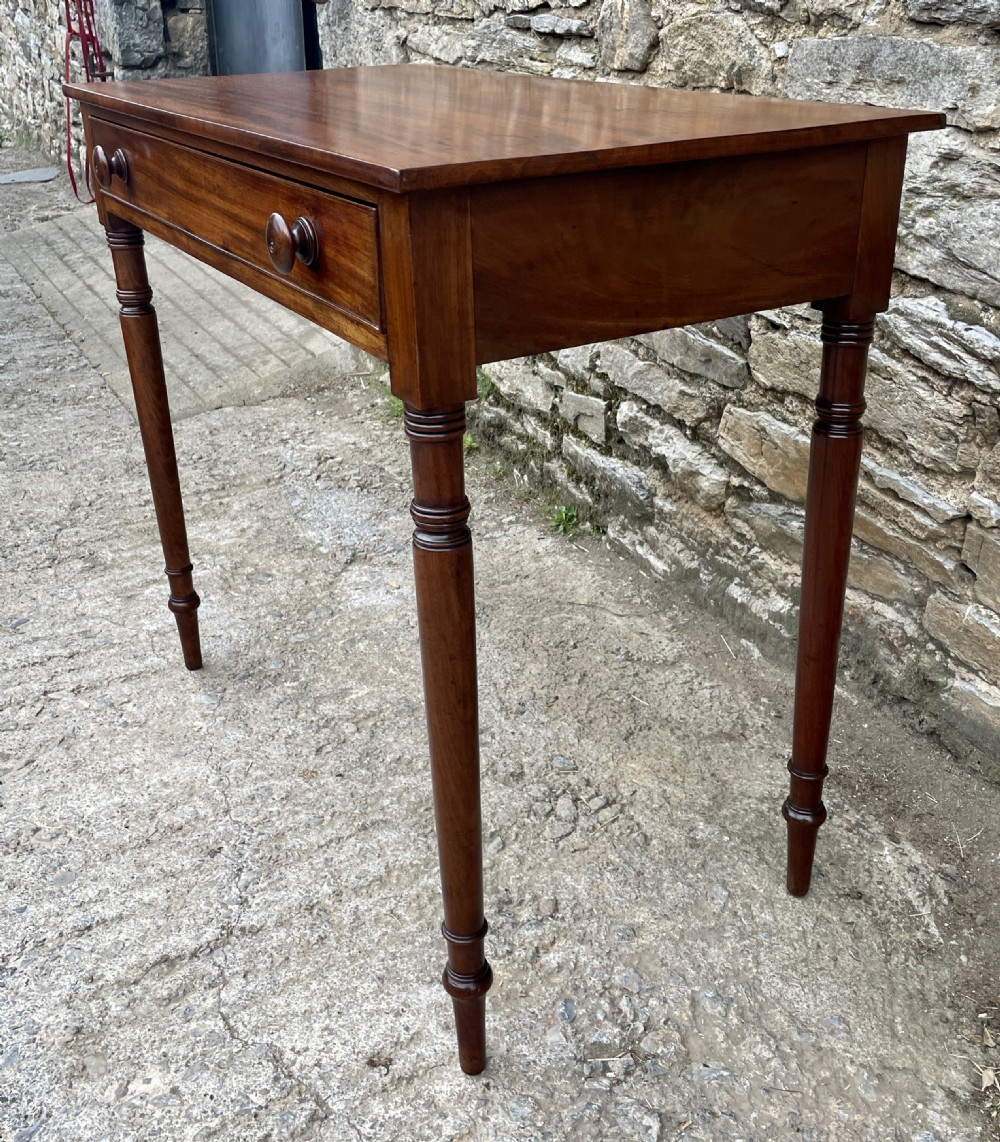 Late Georgian Mahogany Side Table View VII