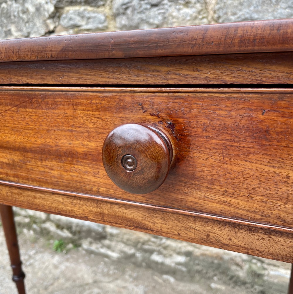 Late Georgian Mahogany Side Table View VIII