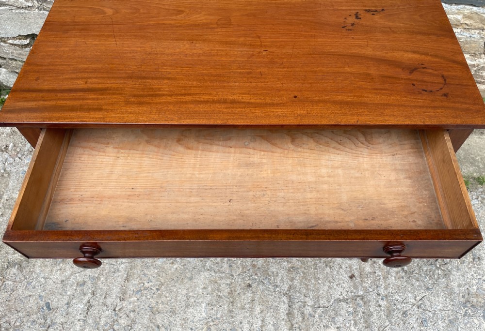 Late Georgian Mahogany Side Table View IX