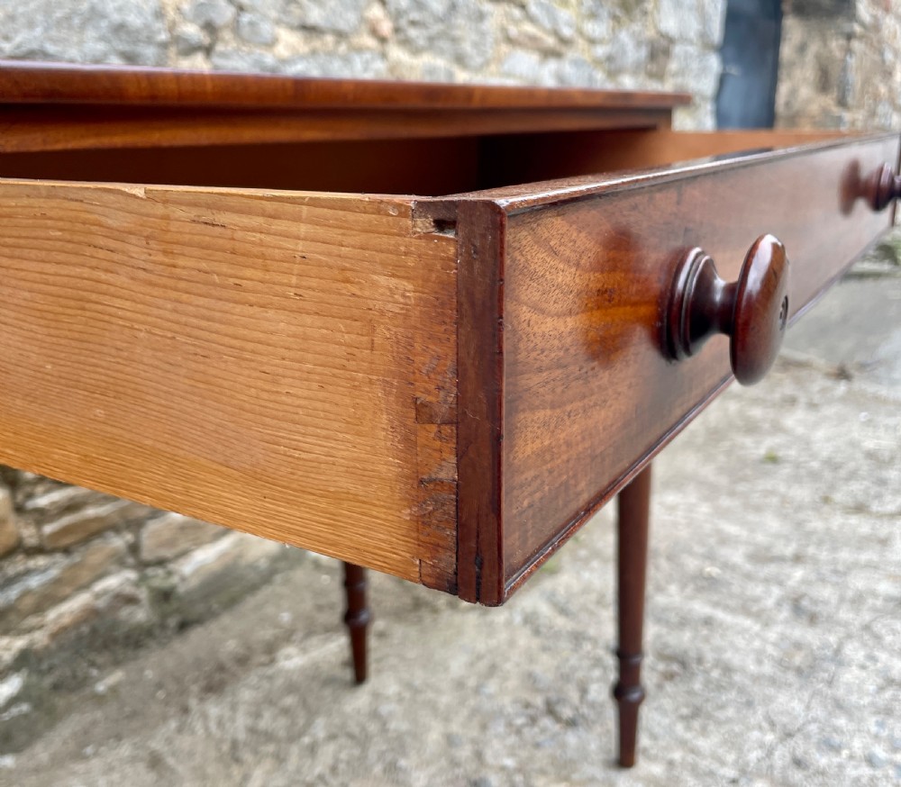 Late Georgian Mahogany Side Table View X