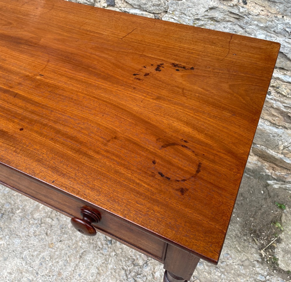 Late Georgian Mahogany Side Table View XII