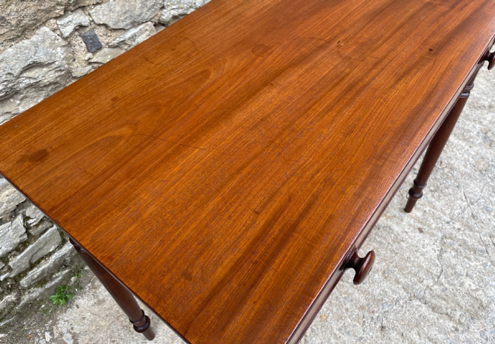 Late Georgian Mahogany Side Table View XIII