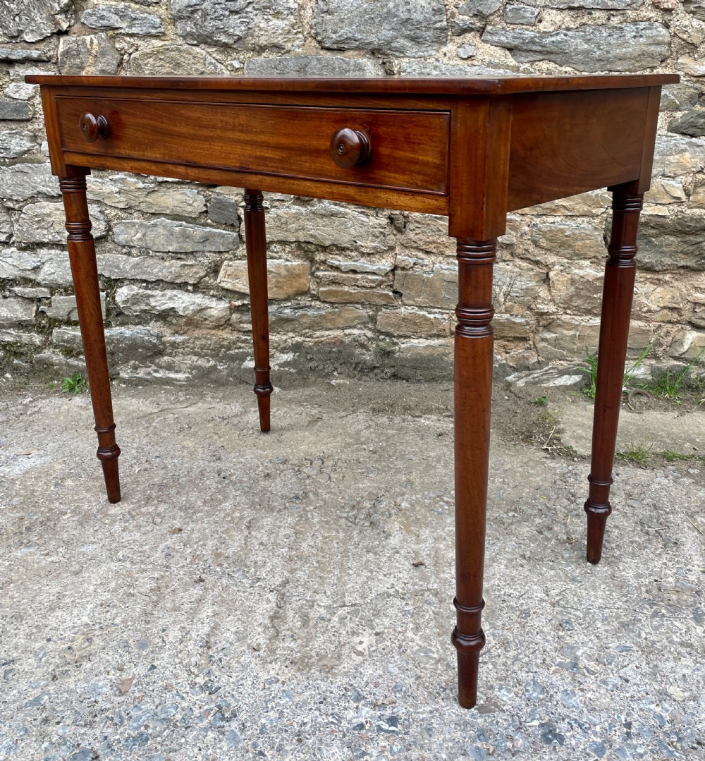 Late Georgian Mahogany Side Table View XIV