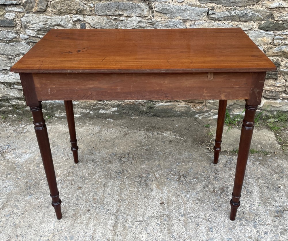Late Georgian Mahogany Side Table View XVII