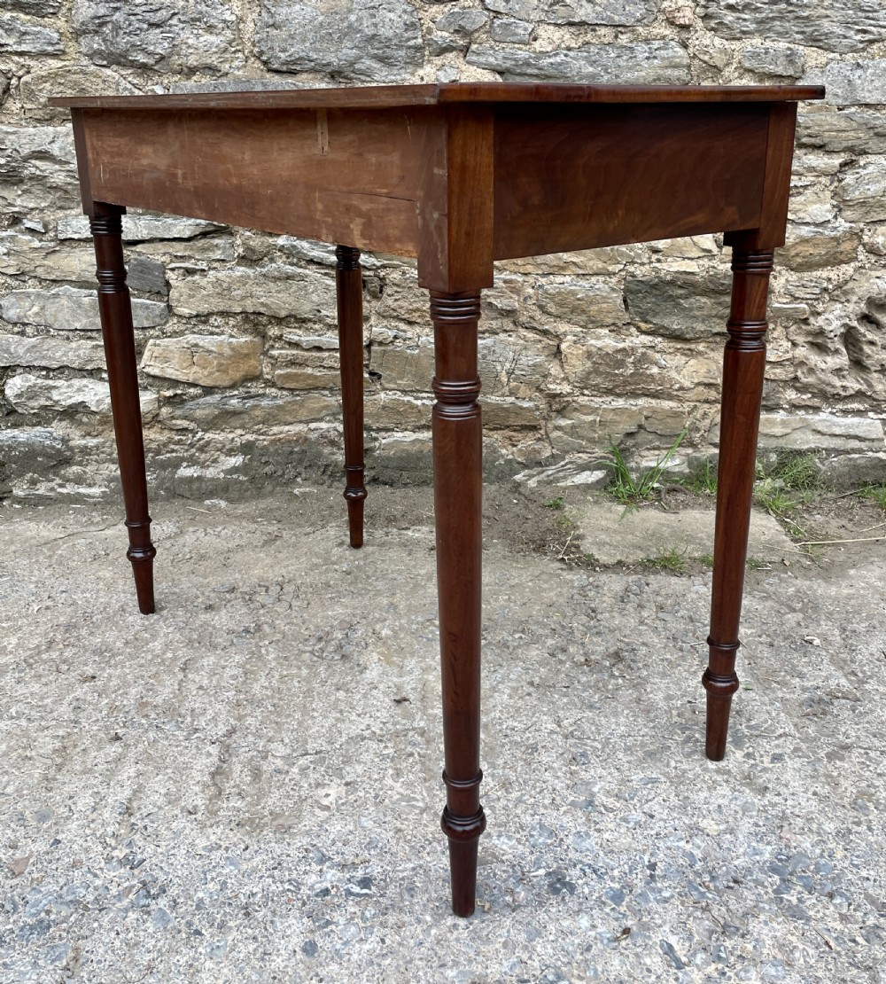 Late Georgian Mahogany Side Table View XIX