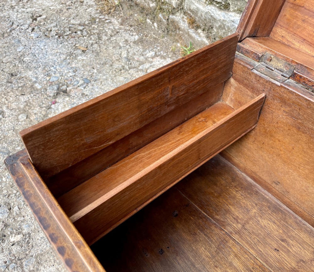 Antique Camphor Military Campaign Trunk View VIII