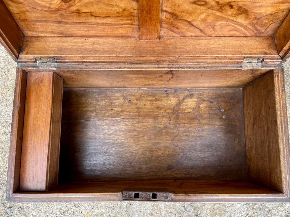 Antique Camphor Military Campaign Trunk View IX