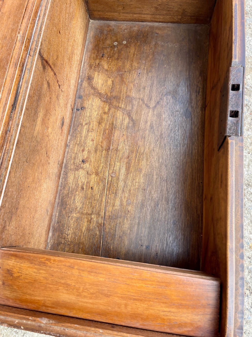 Antique Camphor Military Campaign Trunk View X