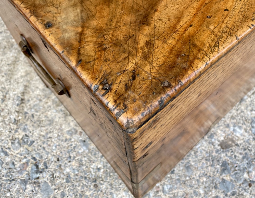Antique Camphor Military Campaign Trunk View XXIII