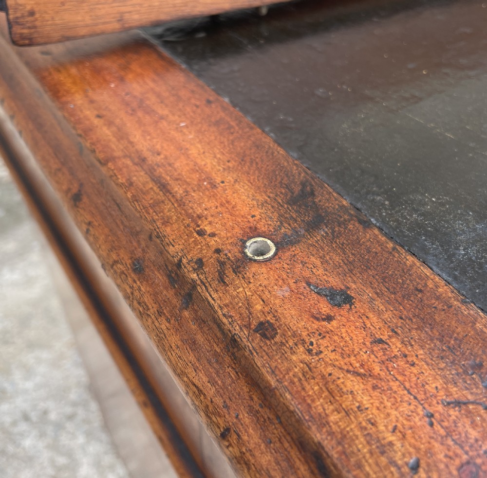 Antique Mahogany Military Campaign Desk View XIV