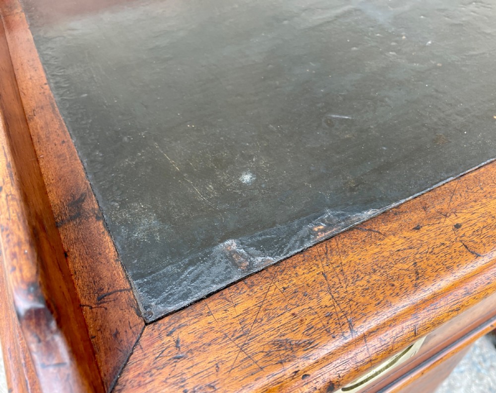 Antique Mahogany Military Campaign Desk View XXVI