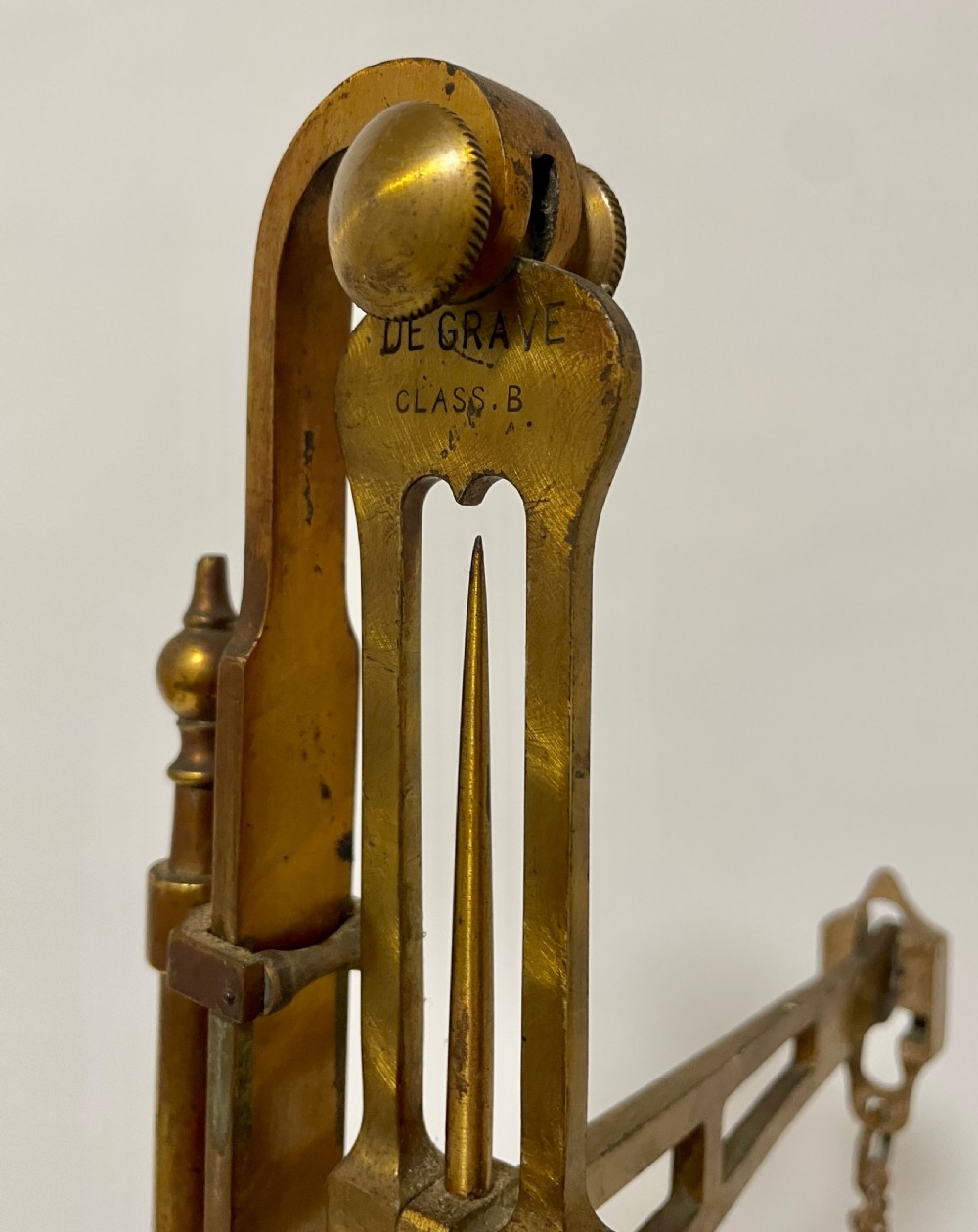Antique De Grave Apothecary Scales View XII