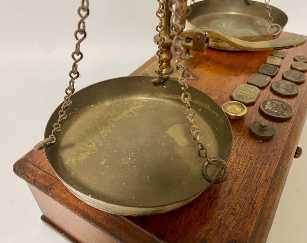 Antique De Grave Apothecary Scales View XIII