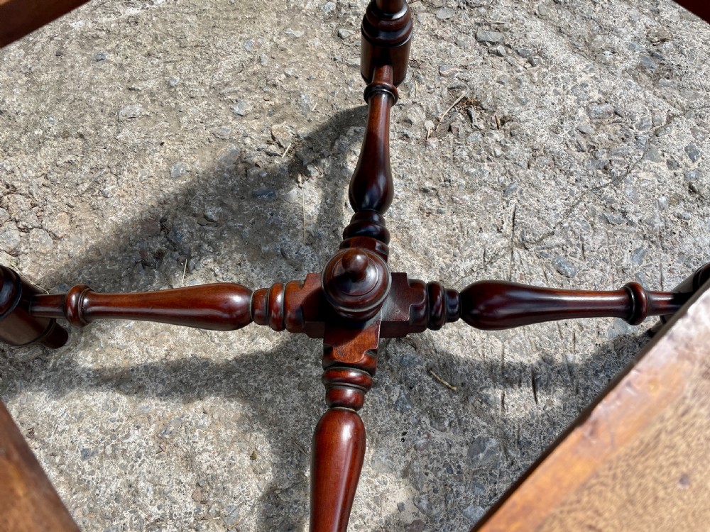 Victorian Mahogany Upholstered Stool View XIV