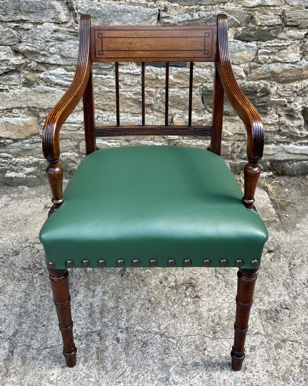 Regency Mahogany Desk Chair