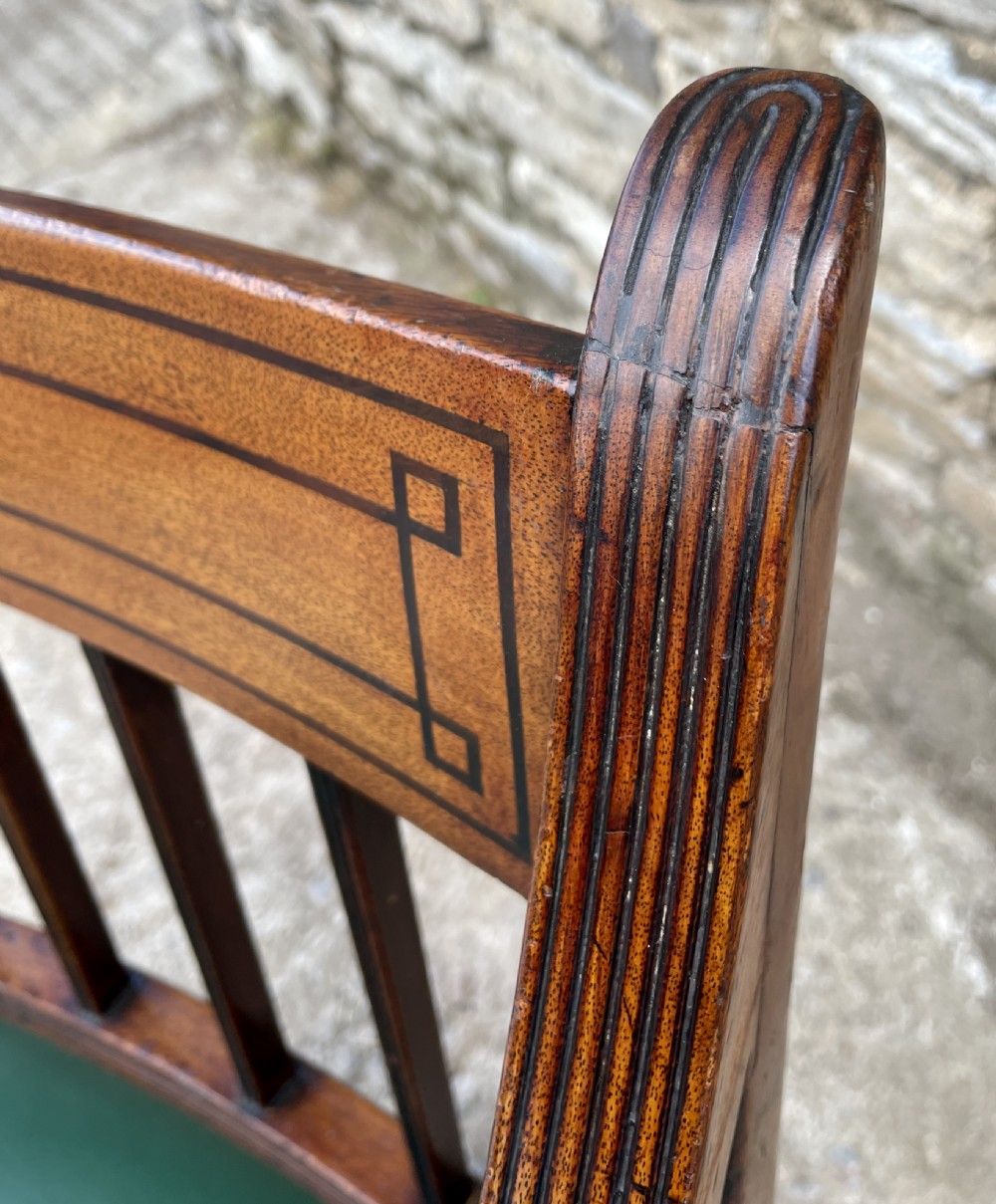 Regency Mahogany Desk Chair View XVII