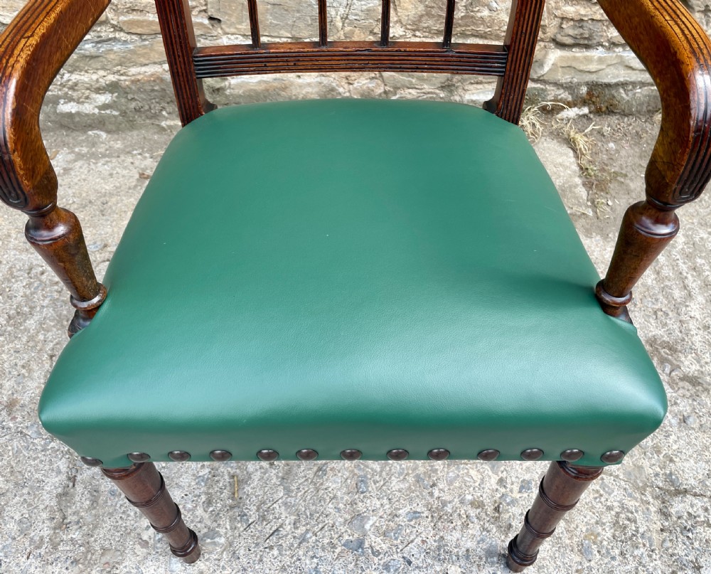Regency Mahogany Desk Chair View XVIII