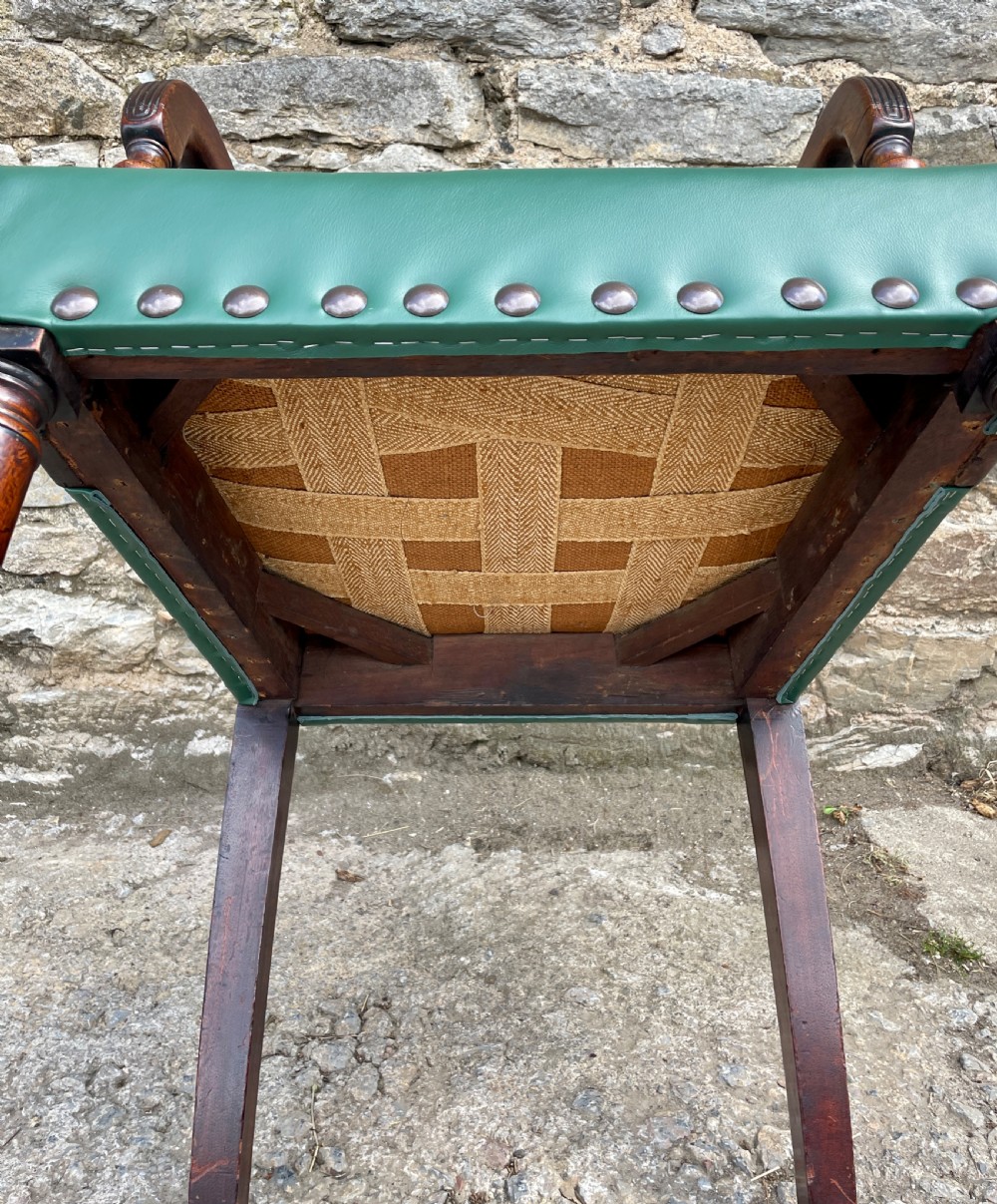 Regency Mahogany Desk Chair View XIX