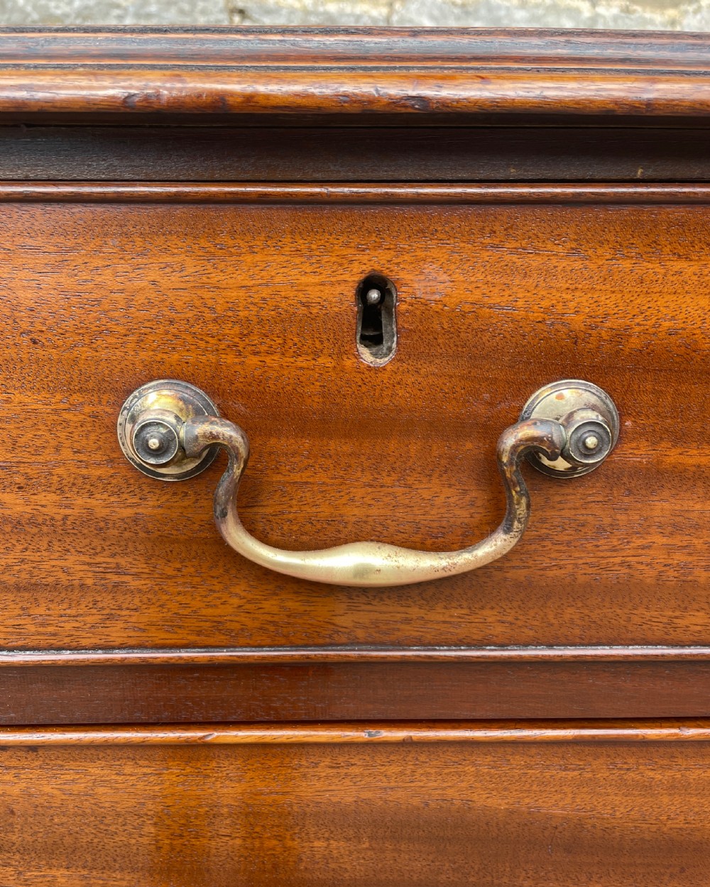 Large Georgian Mahogany Chest of Drawers View XIII