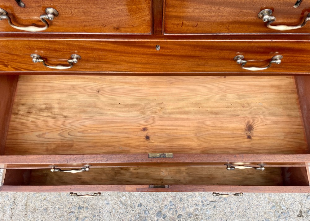 Large Georgian Mahogany Chest of Drawers View XV