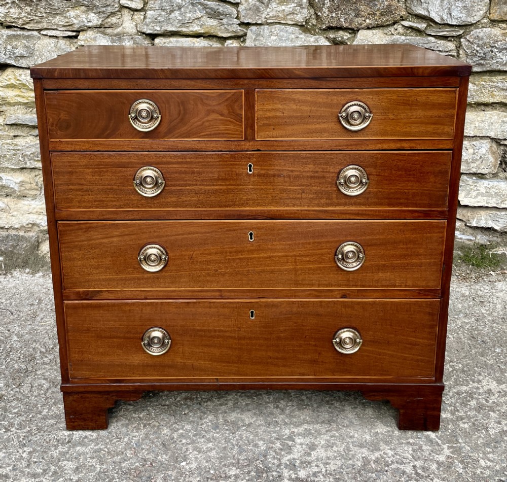 Small Georgian Mahogany Chest of Drawers