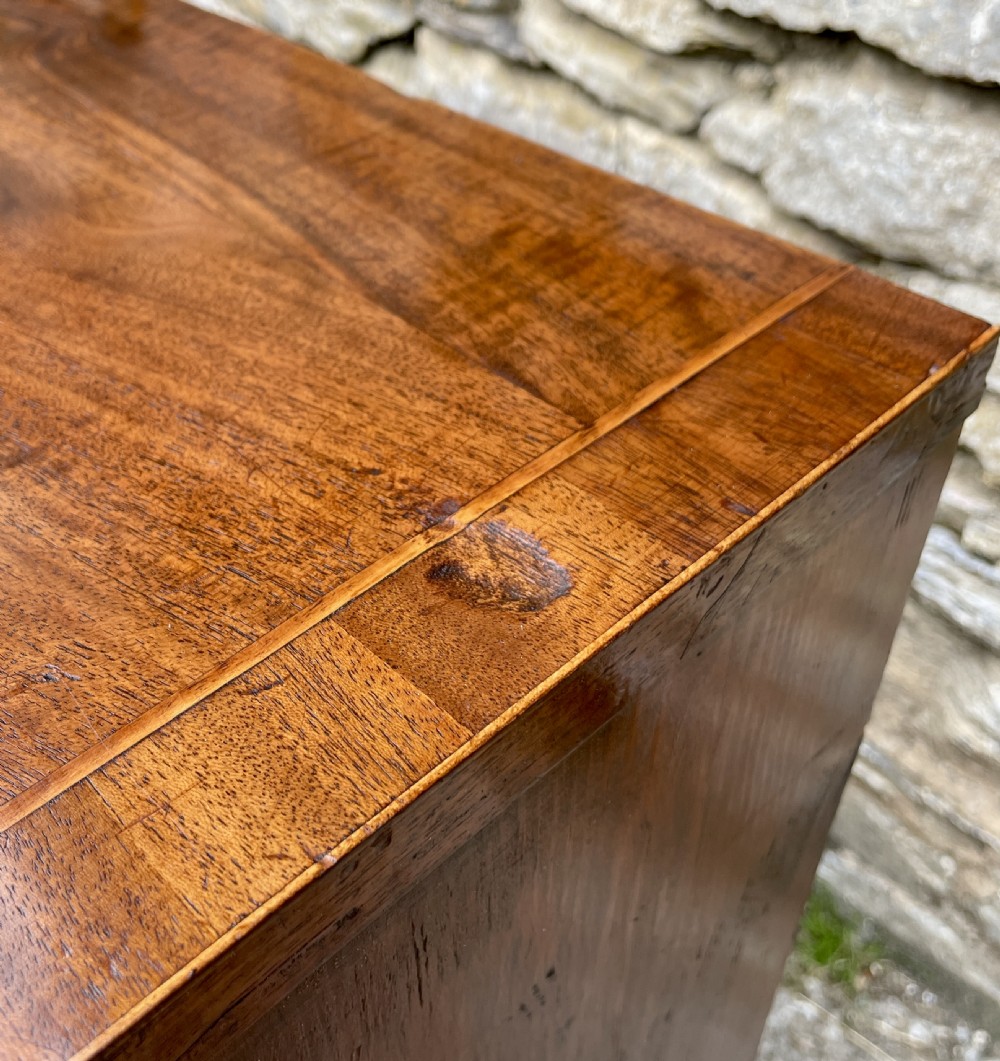 Small Georgian Mahogany Chest of Drawers View XX