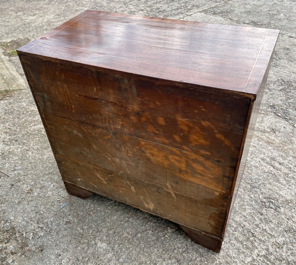 Small Georgian Mahogany Chest of Drawers View XXIV